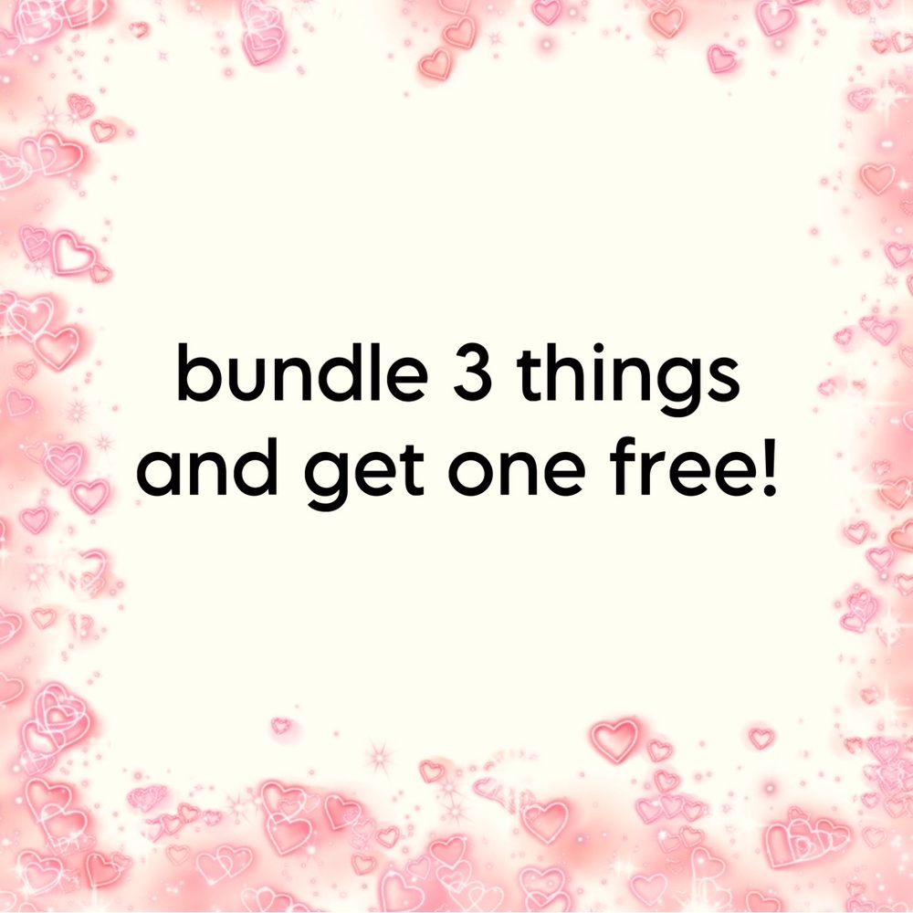 ❗️❗️❗️ATTENTION❗️❗️❗️BUNDLE THREE GET ONE FREE